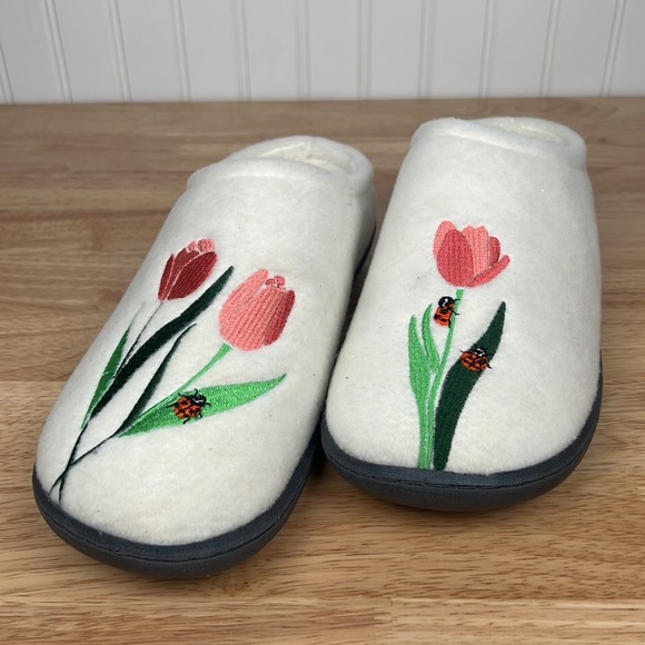 NWOT | Coldwater Creek | slipper | rubber soles - Picture 4 of 12